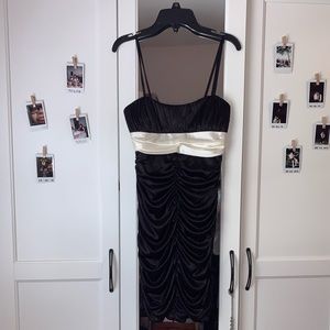 junior silk party dress